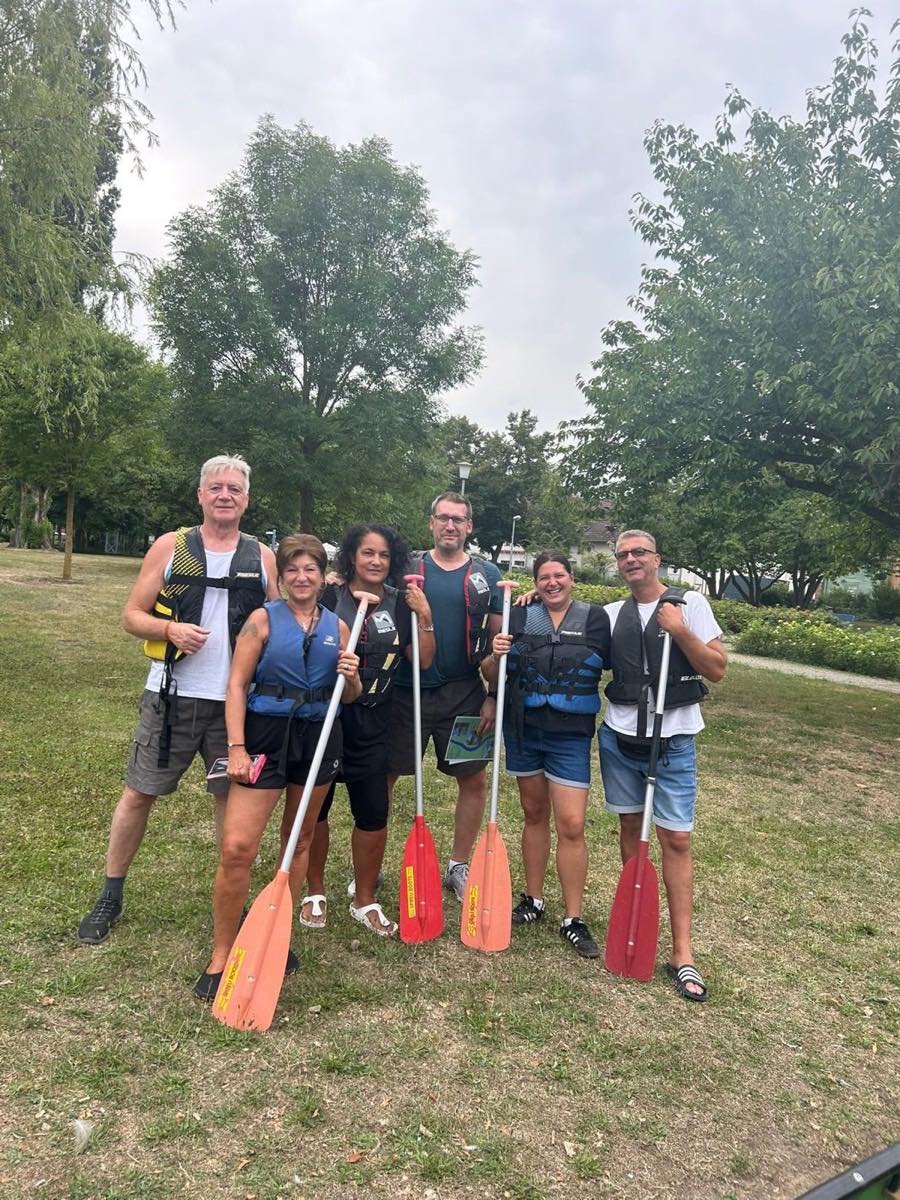 Mit Freunden aufs Wasser